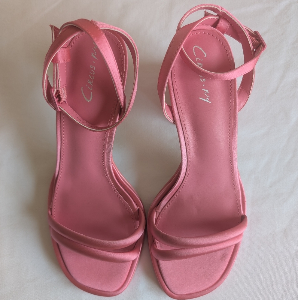 Pink Strappy Sandals